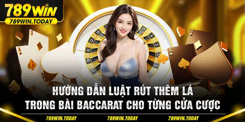 Hướng dẫn luật rút thêm lá trong bài Baccarat cho từng cửa cược